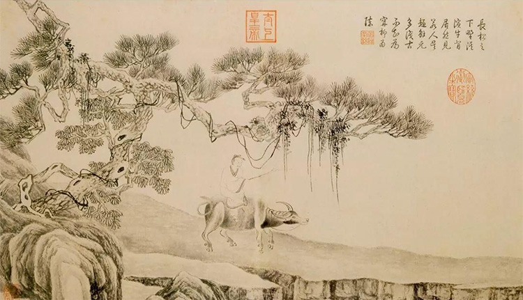 唐伯虎的山水畫(huà)